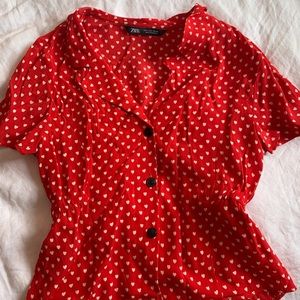 Zara Heart Top